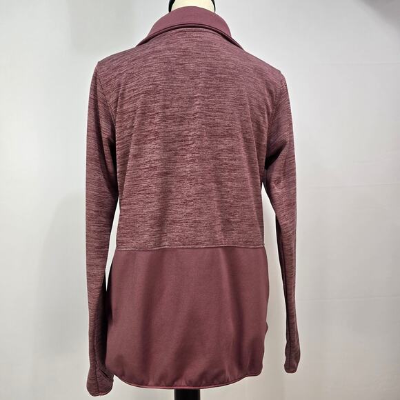 Colombia Women's Quarter Zip Fleece Pullover Mauve M - Picture 5 of 10